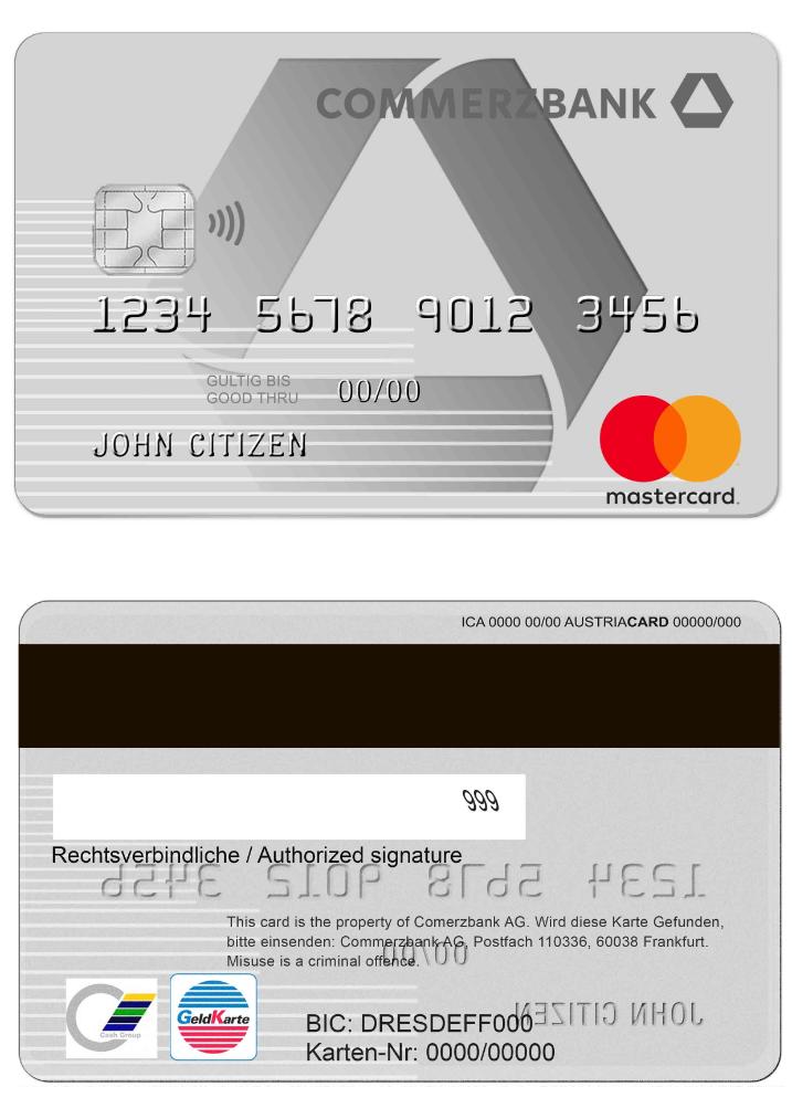 Germany Commerzbank Credit Card